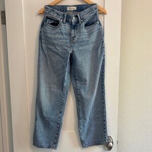 Madewell Women's Straight Leg Jeans - Light Blue